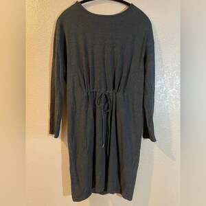 COS Charcoal Long Sleeve Dress